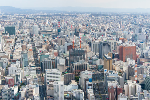 冬の名古屋｜ミッドランドスクエアからの景色