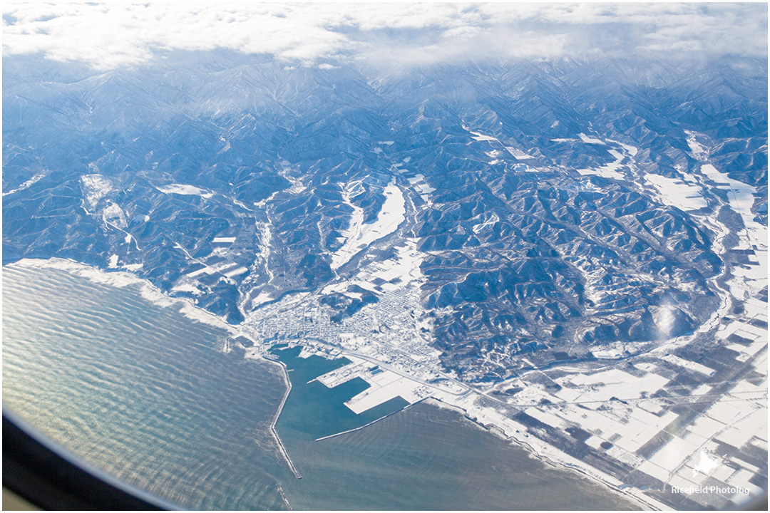 上空から見る広尾町