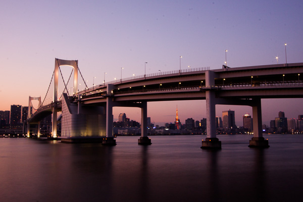 冬の東京散歩｜お台場夕景