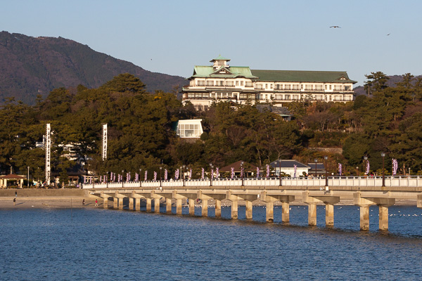 冬の三河、竹島と岡崎城