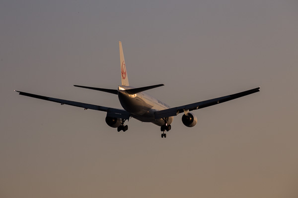 夕暮れのヒコーキ鑑賞｜城南島から羽田空港を