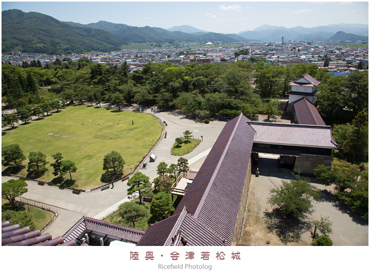 会津若松城 鶴ヶ城 aizu-wakamatsu