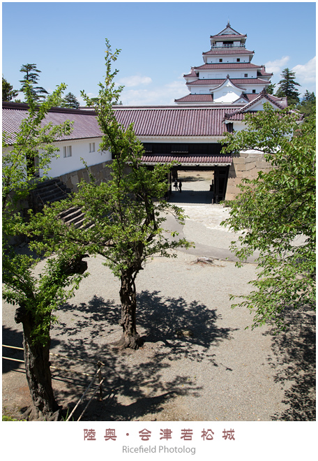 会津若松城 鶴ヶ城 aizu-wakamatsu