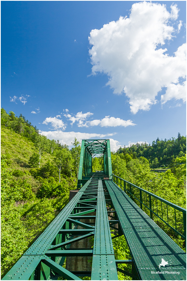 深名線の第三雨竜川橋梁